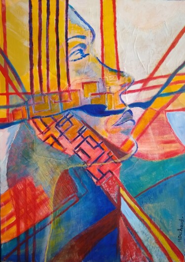 Peinture intitulée "Sérènité 3" par Michelle Dechaud, Œuvre d'art originale, Acrylique