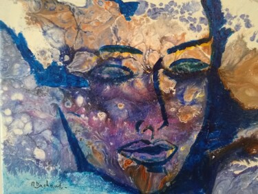 Peinture intitulée "Lumineuse" par Michelle Dechaud, Œuvre d'art originale, Acrylique