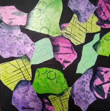 제목이 "Printemps"인 미술작품 Michelle Dechaud로, 원작, 아크릴