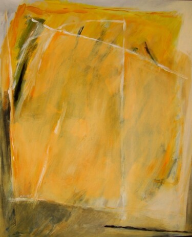 Peinture intitulée "jaunenewsite.jpg" par Michelle Kruithof, Œuvre d'art originale, Huile
