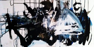 Peinture intitulée "Zig Zag" par Michelle Margary, Œuvre d'art originale, Acrylique