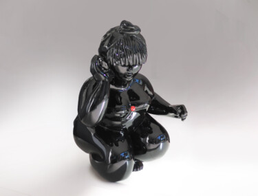 雕塑 标题为“nijibymimi-ecoute-l…” 由Michelle Peyre (Mimi), 原创艺术品, 树脂