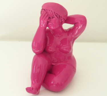 「nijibymimi-sculptur…」というタイトルの彫刻 Michelle Peyre (Mimi)によって, オリジナルのアートワーク, 樹脂