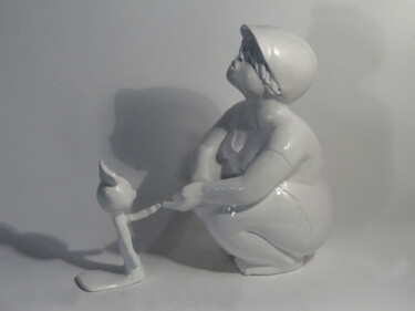 Sculpture titled "nijibymimi-sculptur…" by Michelle Peyre (Mimi), Original Artwork, Resin