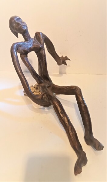 Skulptur mit dem Titel "Séparation" von Michel Neuville, Original-Kunstwerk, Bronze