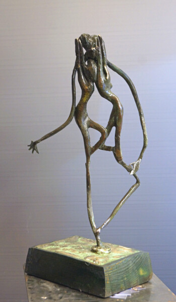 Sculpture intitulée "Trois en Un" par Michel Neuville, Œuvre d'art originale, Bronze
