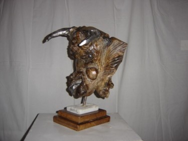 Sculpture intitulée "taureau" par Michel Neuville, Œuvre d'art originale