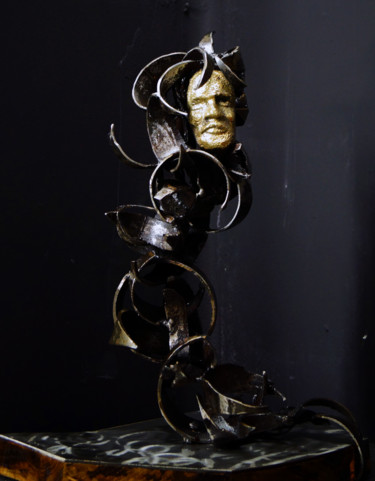 Sculpture titled "L'ENFER" by Michel Neuville, Original Artwork