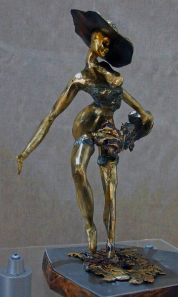 Sculptuur getiteld "BAIN DE SOLEIL" door Michel Neuville, Origineel Kunstwerk
