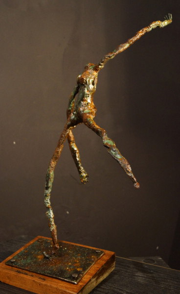 Escultura titulada "GRAND CORPS MALADE" por Michel Neuville, Obra de arte original, Metales