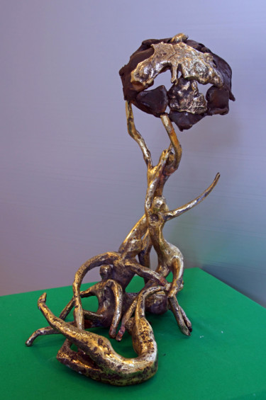 Sculpture intitulée "UN JOUR PEUT ËTRE" par Michel Neuville, Œuvre d'art originale, Bronze