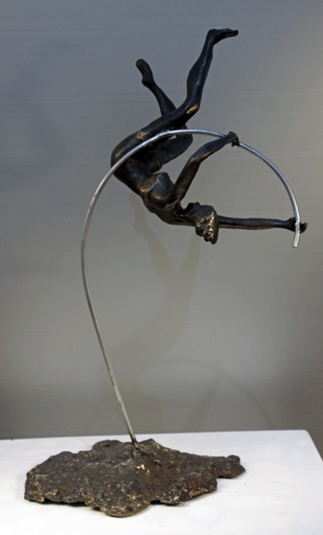 Sculpture intitulée "perche-2.jpg" par Michel Neuville, Œuvre d'art originale, Métaux