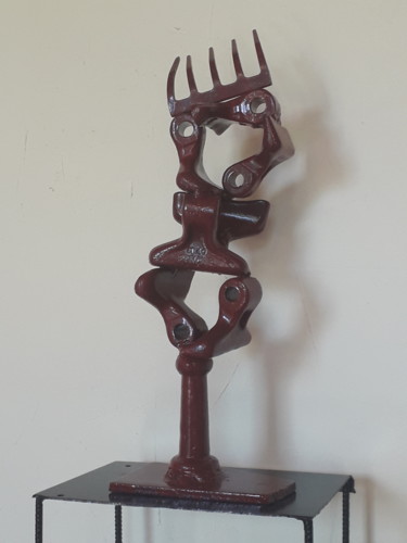 Sculpture titled "César" by Michel Sidobre, Original Artwork, Metals