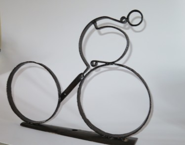 Sculptuur getiteld "Le sprint" door Michel Sidobre, Origineel Kunstwerk, Metalen