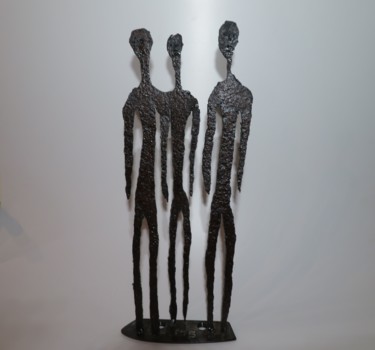 Sculpture intitulée "Les Frères" par Michel Sidobre, Œuvre d'art originale, Métaux