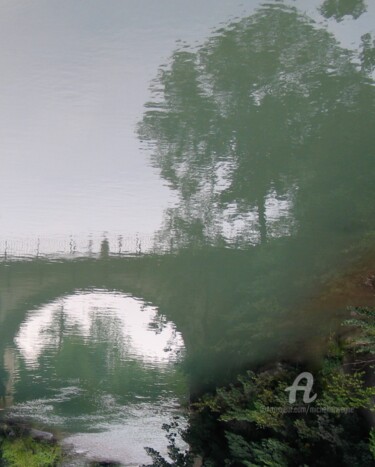 Fotografie getiteld "Miroir d'eau" door Michel Louise, Origineel Kunstwerk, Digitale fotografie