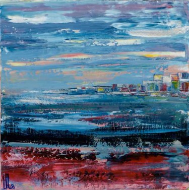 Painting titled "marine 7" by Michel Val, Original Artwork