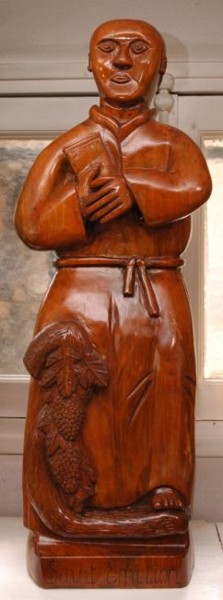 Sculpture intitulée "Saint-Emilion_ceris…" par Michel Velghe, Œuvre d'art originale