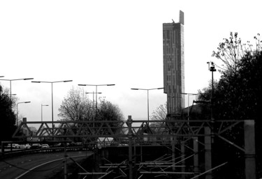 Fotografie mit dem Titel "Manchester lumière…" von Michel Verna, Original-Kunstwerk, Digitale Fotografie
