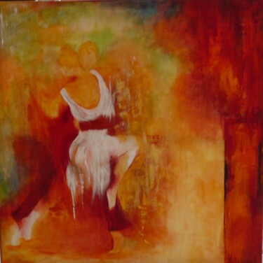 Pintura intitulada "Dansons 2" por Joelle Michenet, Obras de arte originais, Acrílico