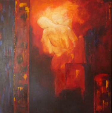Pintura intitulada "La danse" por Joelle Michenet, Obras de arte originais, Acrílico