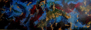 Картина под названием "The Other Galaxy" - Michele Principato Trosso, Подлинное произведение искусства, Масло