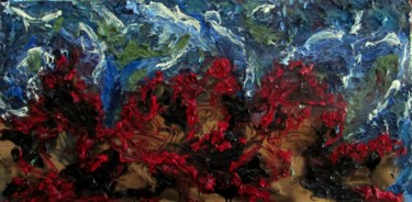 Pittura intitolato "La Gorgona Marina" da Michele Principato Trosso, Opera d'arte originale, Olio