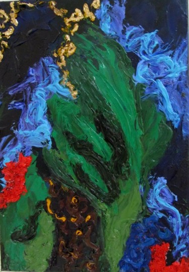 Peinture intitulée "Corallium Prensile" par Michele Principato Trosso, Œuvre d'art originale, Huile