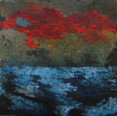 Malerei mit dem Titel "Le Nuvole" von Michele Principato Trosso, Original-Kunstwerk, Öl