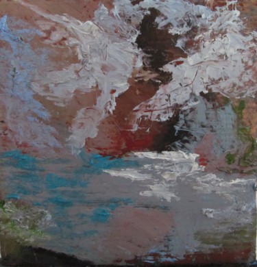 Schilderij getiteld "Omaggio a Turner" door Michele Principato Trosso, Origineel Kunstwerk, Olie