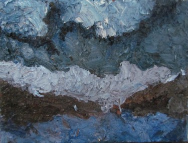 Pittura intitolato "Tempesta" da Michele Principato Trosso, Opera d'arte originale, Olio