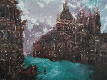 Painting titled "Venezia 3.0" by Michele Principato Trosso, Original Artwork, Oil