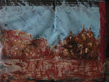 Картина под названием "Venezia 2.0" - Michele Principato Trosso, Подлинное произведение искусства, Масло
