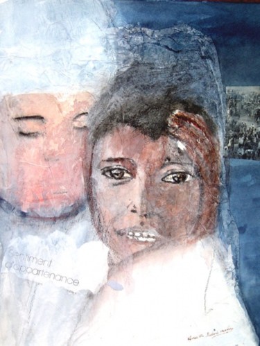 Peinture intitulée "Sentiment d'apparte…" par Mireille Dubois-Vanhove, Œuvre d'art originale, Huile