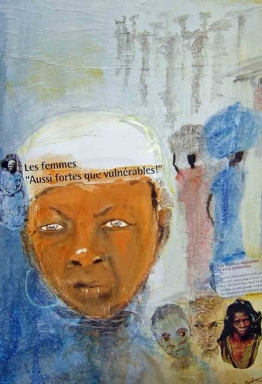 Peinture intitulée "Aussi fortes que vu…" par Mireille Dubois-Vanhove, Œuvre d'art originale, Huile