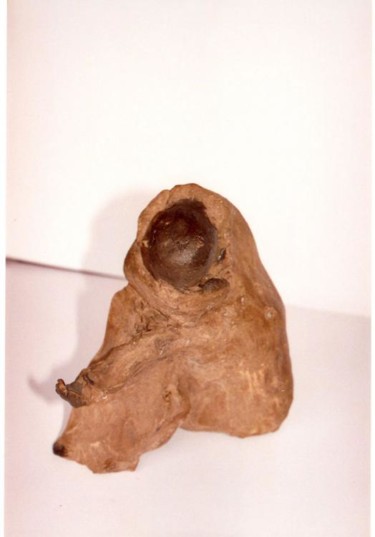 Sculpture intitulée "Le mendiant" par Mireille Dubois-Vanhove, Œuvre d'art originale
