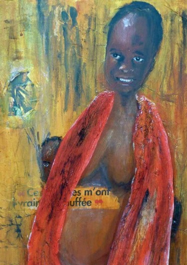 Peinture intitulée "Ces femmes m'ont bl…" par Mireille Dubois-Vanhove, Œuvre d'art originale, Huile