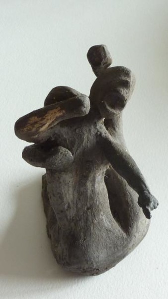 Sculpture intitulée "La colère" par Mireille Dubois-Vanhove, Œuvre d'art originale