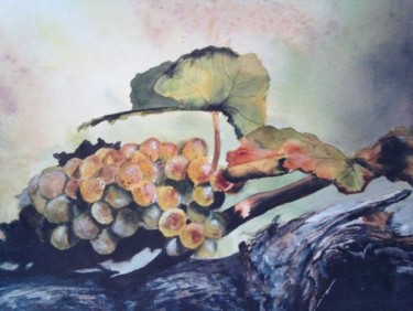 Pintura titulada "raisin" por Mickael Thébault, Obra de arte original