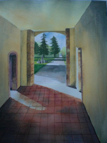 Peinture intitulée "passage N°3" par Mickael Thébault, Œuvre d'art originale