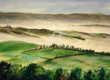Pintura titulada "Toscane" por Mickael Vadin, Obra de arte original