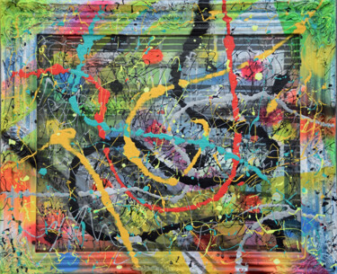 Peinture intitulée "London Z to A" par Mick Rafferty, Œuvre d'art originale, Pigments
