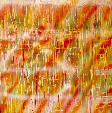 Painting titled "Pastille" by Mick Rafferty, Original Artwork, Spray paint