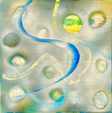 Peinture intitulée "Moon Walking" par Mick Rafferty, Œuvre d'art originale, Acrylique