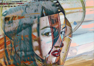 Arte digital titulada "Alcón" por Micu, Obra de arte original, Pintura Digital