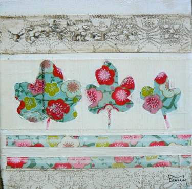 Peinture intitulée "fleurs-1.jpg" par Michèle Genvrin, Œuvre d'art originale