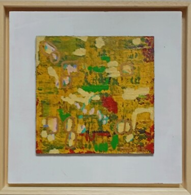 Painting titled "Orient I" by Mieke Van Os, Original Artwork, Acrylic Mounted on Wood Panel