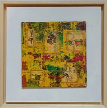 Painting titled "Orient II" by Mieke Van Os, Original Artwork, Acrylic Mounted on Wood Panel