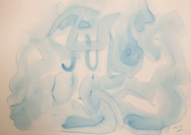 Peinture intitulée "Ouverture" par Miel, Œuvre d'art originale, Aquarelle