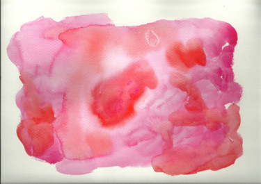 Painting titled "Méditation" by Miel, Original Artwork, Watercolor